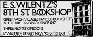 8th street bookshop ad