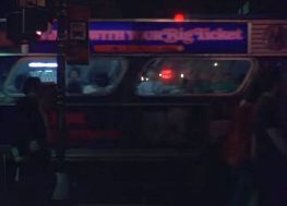 bus at night