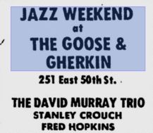 goose and gherkin jazz weekend