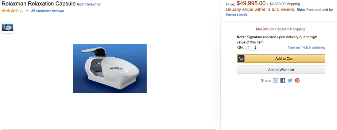 Amazon / Relaxman Relaxation Capsule