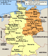 germany map 1976