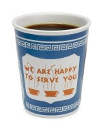 greek diner coffee cup