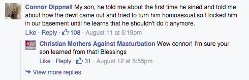 Facebook / Christian Mothers Against Masturbation