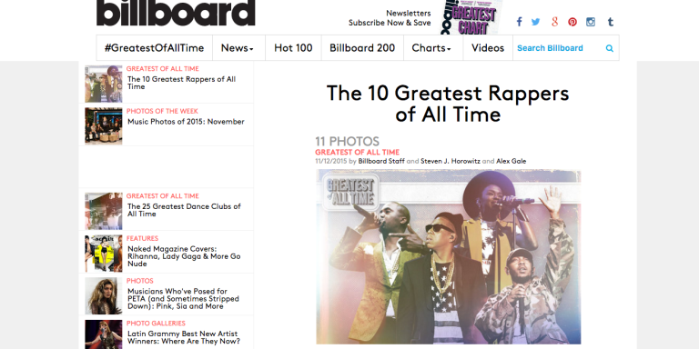 The 10 Greatest Rappers By Era