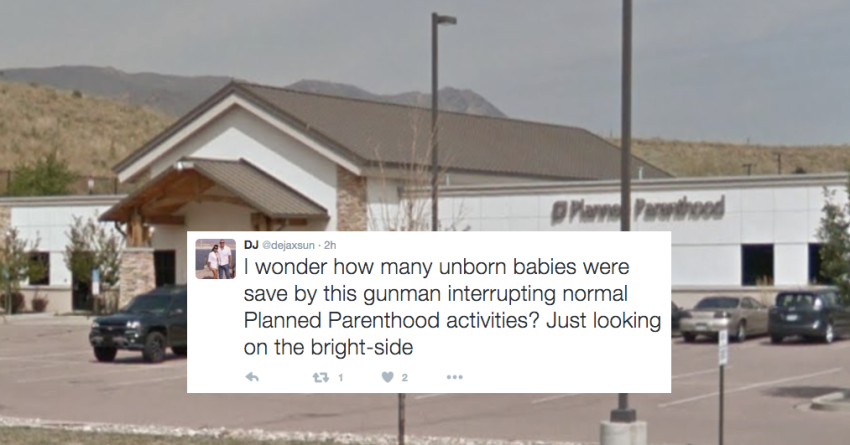 Here Are All The People Applauding The Planned Parenthood Shooter