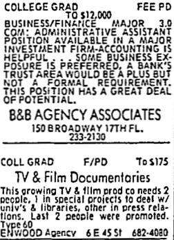 1977 want ads