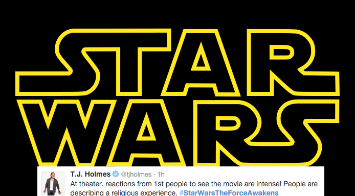 With The First Showing Complete, Everyone Is Super Hyped About #StarWarsTheForceAwakens