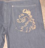 jeans embroidery
