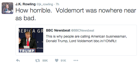 Twitter / JK Rowling