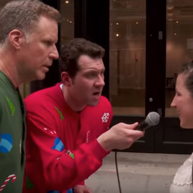 Billy Eichner And Will Ferrell Spread Holiday Cheer The Only Way They Know How