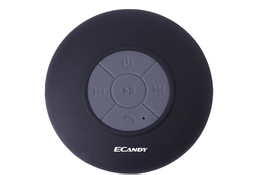 Ecandy Wireless Bluetooth Waterproof Shower Speaker 