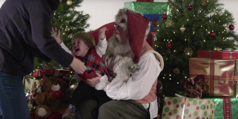 Babies Crying In Slow Motion With Santa Are Saying What We’re All Feeling This Christmas