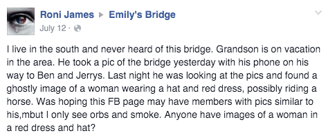 Facebook / Emily's Bridge