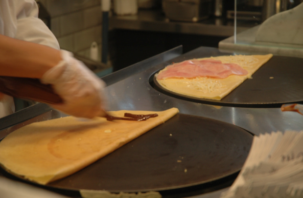 The art of making a crepe
