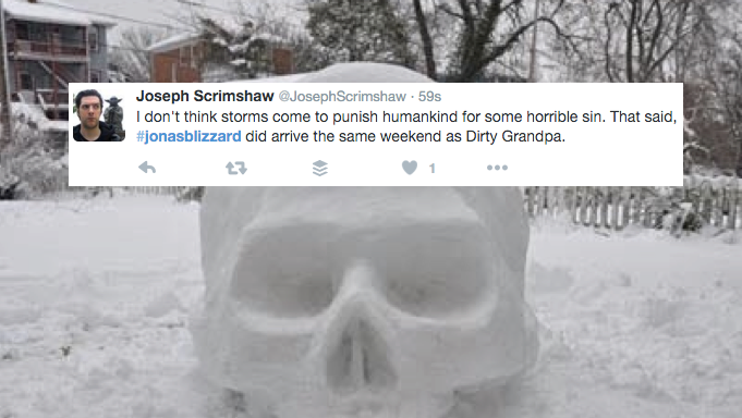 26 Hilarious Tweets And Pictures From People Trapped In The #JonasBlizzard