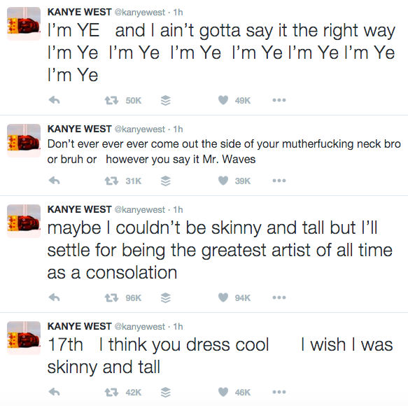 Twitter / Kanye West