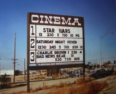 star wars 1977 marquee