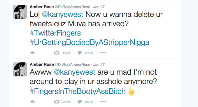 Twitter / @DaRealAmberRose