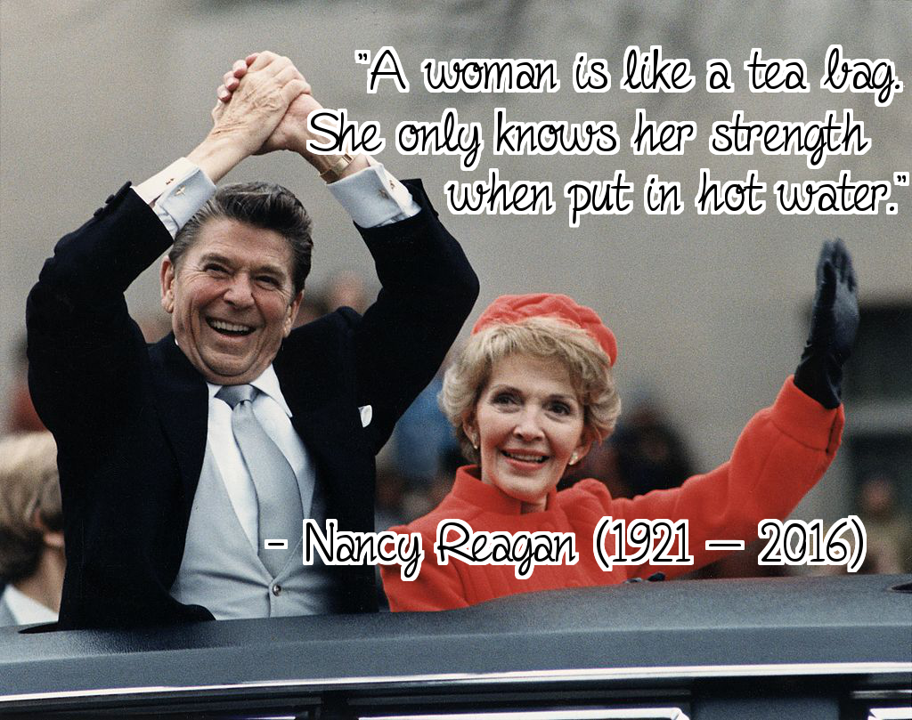 Remembering Nancy Reagan 17 Moving Quotes From The Former First Lady Thought Catalog
