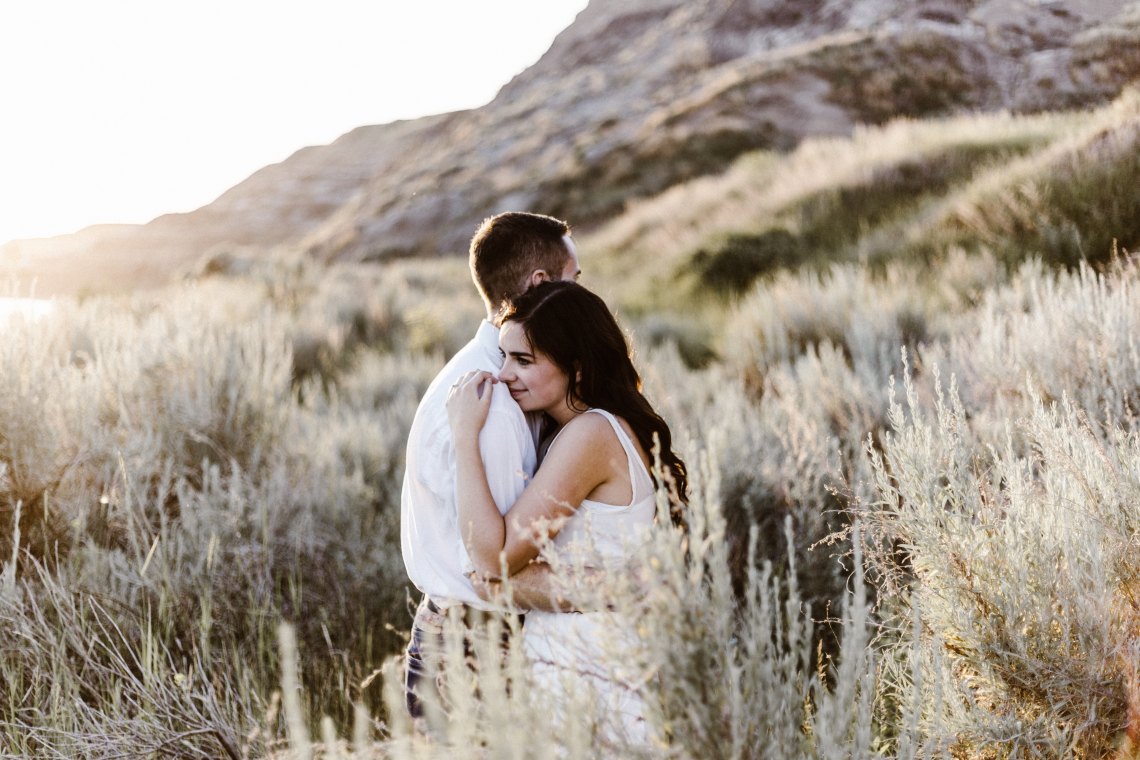 comfortable love, couple holding each other