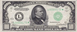 1000_USD_note;_series_of_1934;_obverse