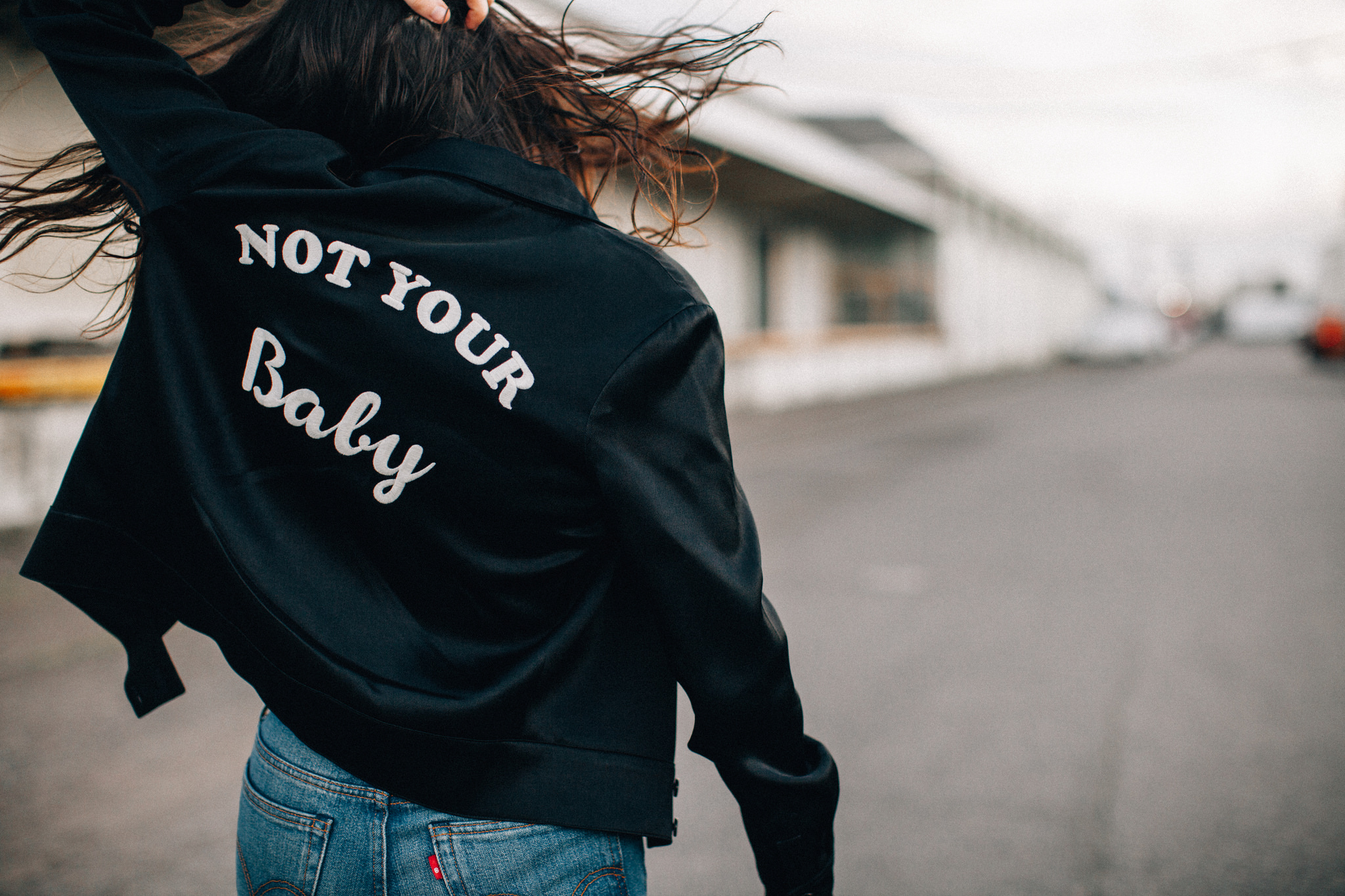 Not your baby on sale jacket