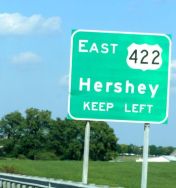 Hershey sign