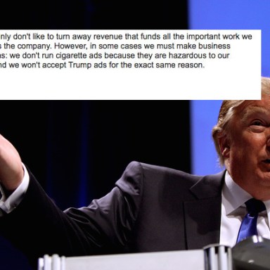 Buzzfeed: ‘We Won’t Run Trump Ads For The Same Reason We Won’t Run Cigarette Ads—They Are Hazardous For Your Health’
