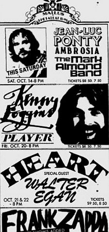 Heart show Oct 78