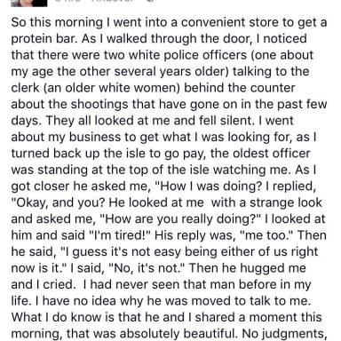 This Touching Facebook Post Is Going Viral Because It’s Giving People Real Hope For Our Broken World