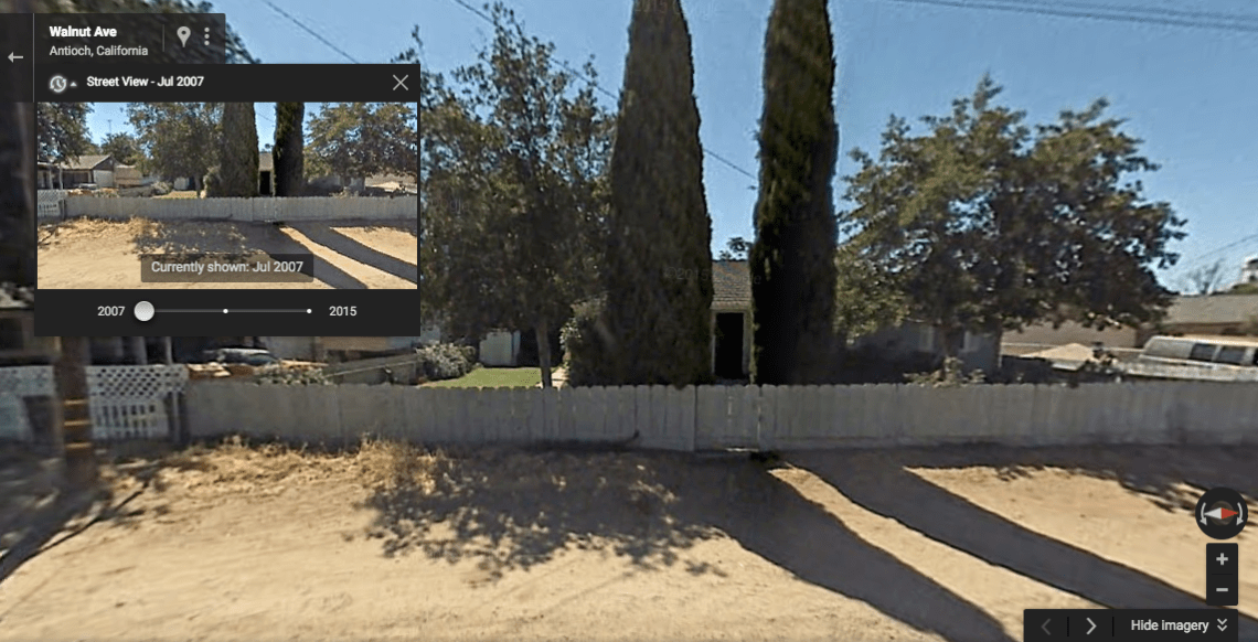 The home in 2007 via Google Street View