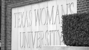 texas woman's university sign