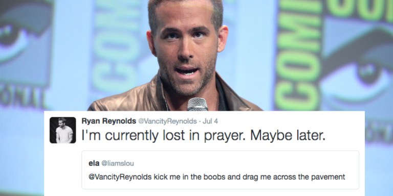 Ryan Reynolds Actually Responds To Horny Fans Who Beg Him For Sex On Twitter And It’s F*cking Hilarious