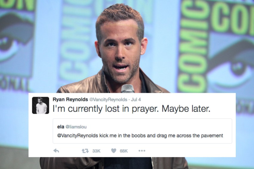 Ryan Reynolds Actually Responds To Horny Fans Who Beg Him For Sex On Twitter And It’s F*cking Hilarious
