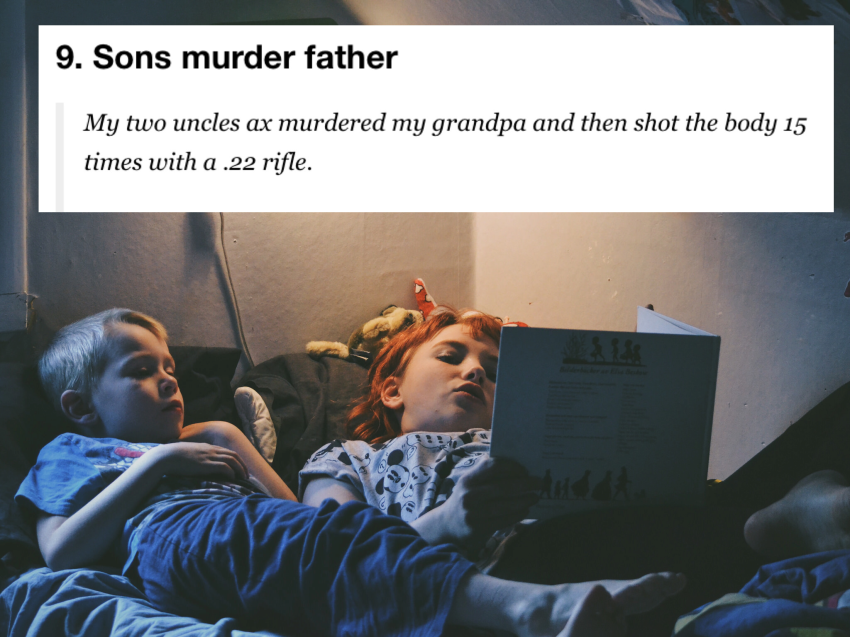 34 People Reveal The Horrifying Family Secret That Shook Them To Their Core
