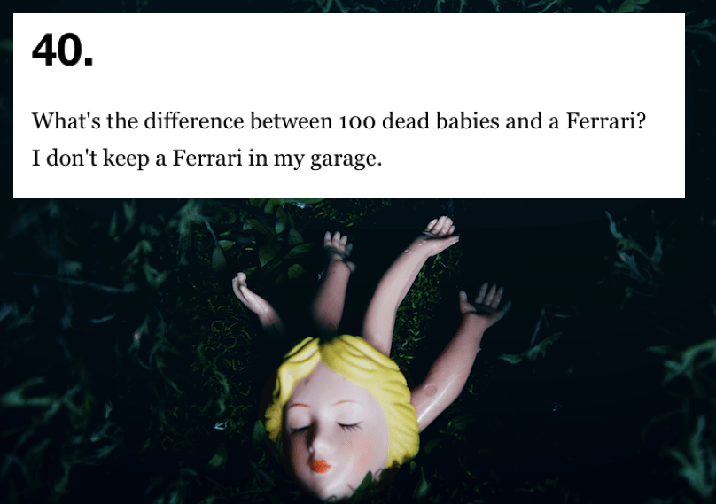 50 Of The Funniest ‘Dead Baby Jokes’ Of All Time Thought Catalog