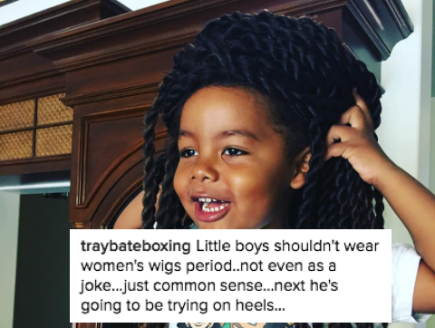 Here’s Amber Rose’s Epic Response To Everyone Calling Her Son ‘Gay’ Because He Put On A Wig
