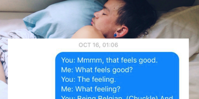 This Wife Texts Her Husband All The Weird Shit He Says In His Sleep, And It’s Hilarious