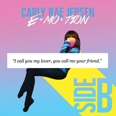 17 Absolutely Amazing Carly Rae Jepsen Lyrics From Her Newest Album (!!!!) To Caption Your Next Selfie