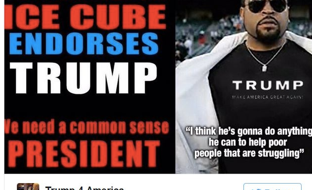 Ice Cube’s Epic Response To A Fake Report Of Him Endorsing Trump Is Straight Fire