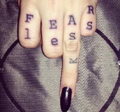 Totally On Point: 30 Of The Coolest Finger Tattoos Out There