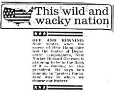 wild and wacky