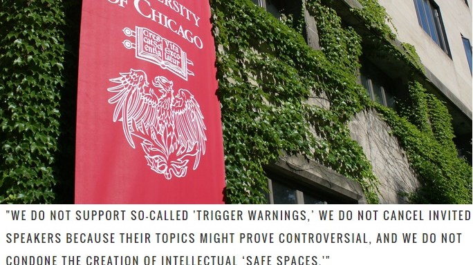 Here’s Why UChicago’s Rejection Of ‘Trigger Warnings’ Is Protecting The Wrong People