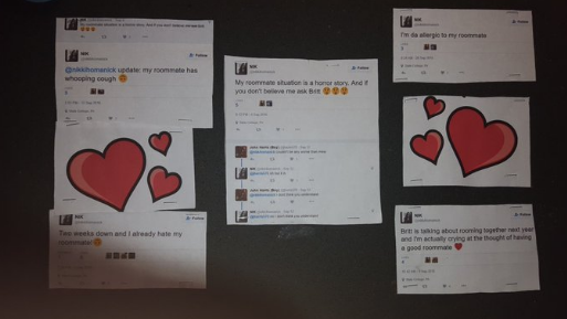 Girl Printed Out All The Mean Subtweets Her Roommate Made About Her, Now The Police Are Involved