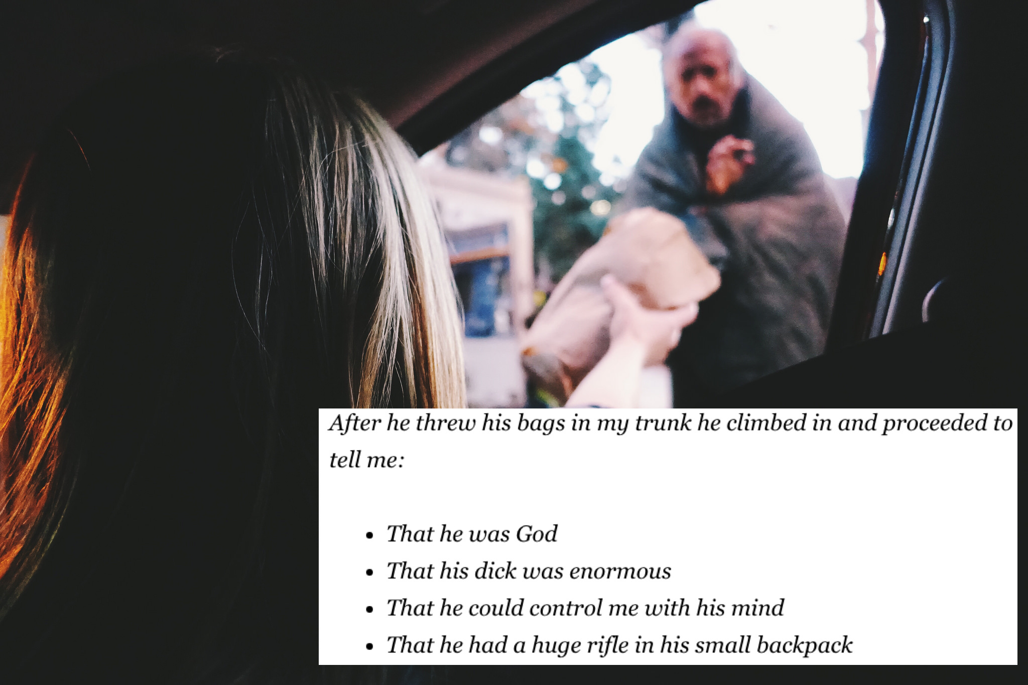 19 Drivers Who Once Picked Up A Hitchhiker Explain How Everything Went