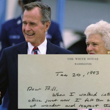 Trump Should Read This Moving Note President George HW Bush Wrote Bill Clinton After Losing