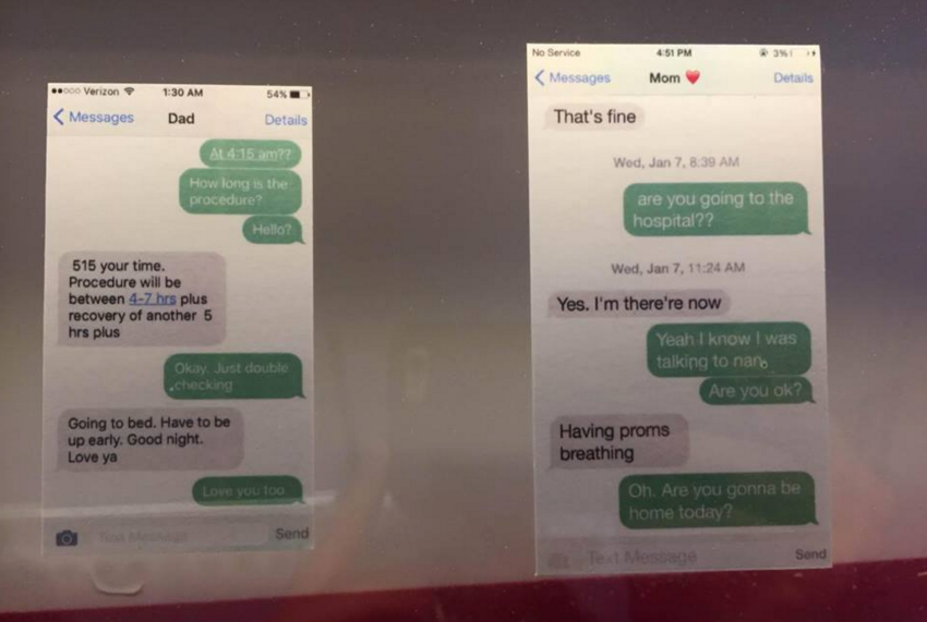 Last Texts Of The Dying