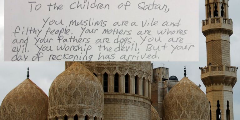 ‘Trump’s Going To Do To Muslims What Hitler Did To The Jews,’ Letter Sent To Mosque Promises