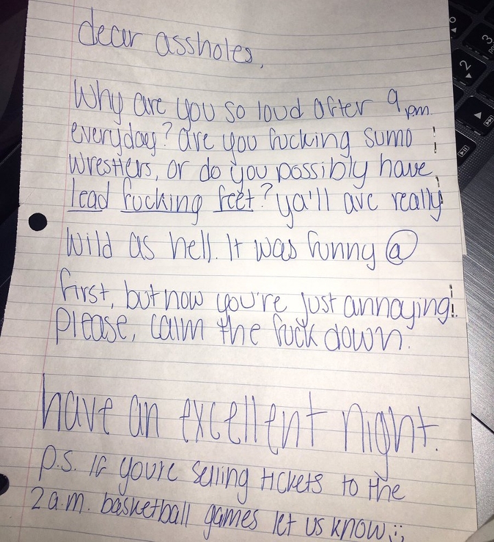 This Womans Clapback To Her Neighbors Passive Aggressive Letter About