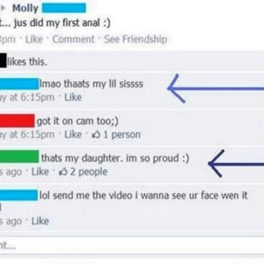This Girl Brags On Facebook About Having Anal Sex, And How Her Family Reacts Is Truly Weird